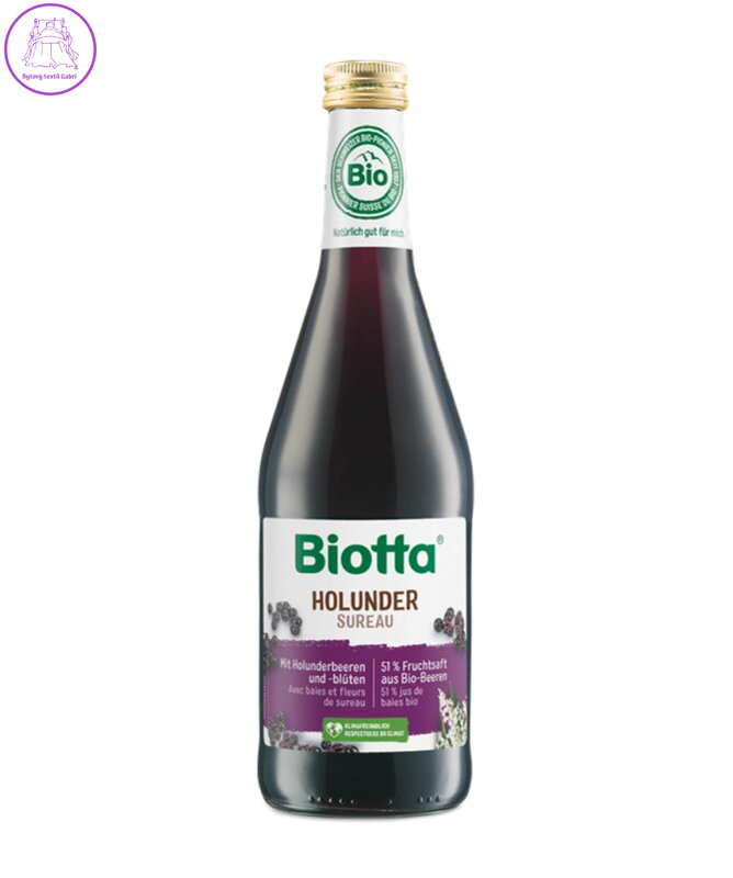 Šťáva černý bez Bio 500ml Biotta 5764