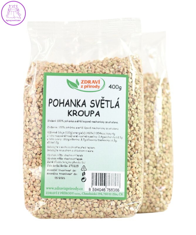 Pohanka kroupa 400g ZP Evropa NOVINKA 5374