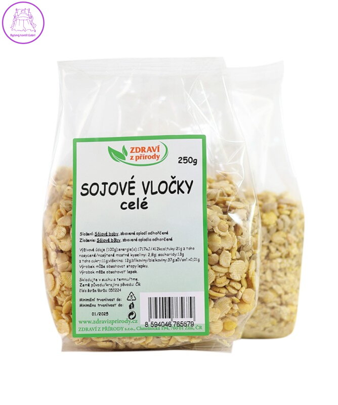 Vločky sojové celé 250g ZP  2651