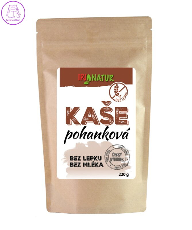 Kaše pohanková natural 220g IPJ NATUR bez lepku NOVINKA od 1 dubna 5799