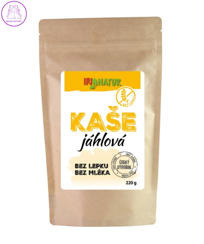 Kaše jáhlová natural 220g IPJ NATUR bez lepku NOVINKA od 1 dubna 5800