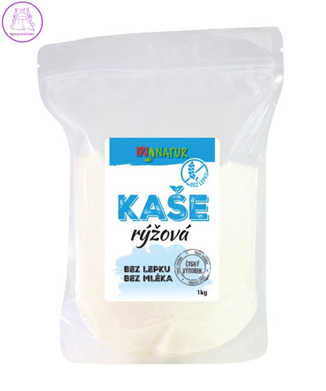 Kaše rýžová natural 1kg IPJ NATUR bez lepku NOVINKA od 1 dubna 5803