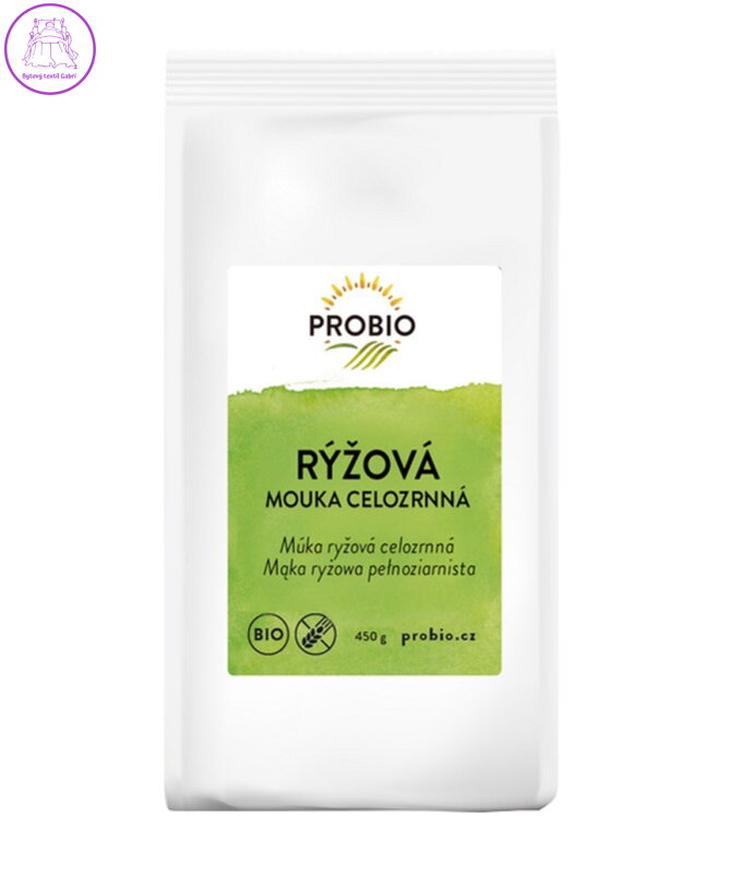 Mouka rýžová celozrnná BIO 450g Probio bez lepku NOVINKA květen 5885