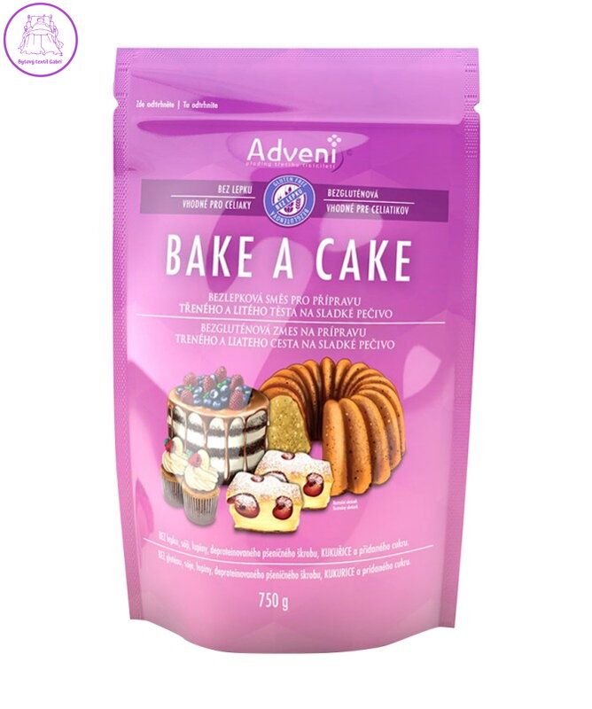 Směs na BAKE a CAKE 750g Adveni bez lepku NOVINKA květen 5892