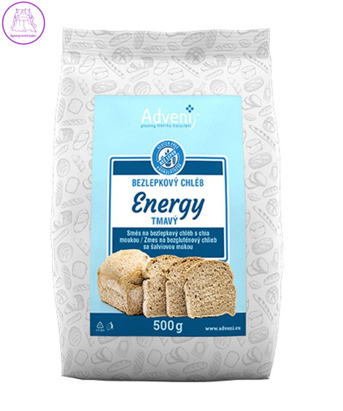 Směs na chléb ENERGY 500g Adveni bez lepku NOVINKA květen 5898 Směs na chléb ENERGY 500g Adveni bez lepku NOVINKA květen 5898