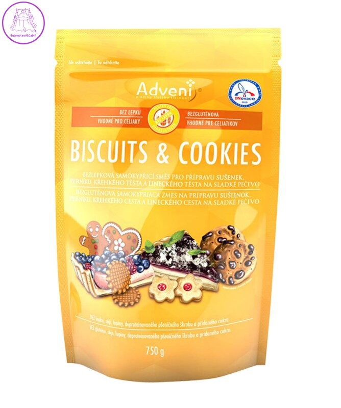 Směs na BISCUITS a COOKIES 750g Adveni bez lepku NOVINKA květen 5893