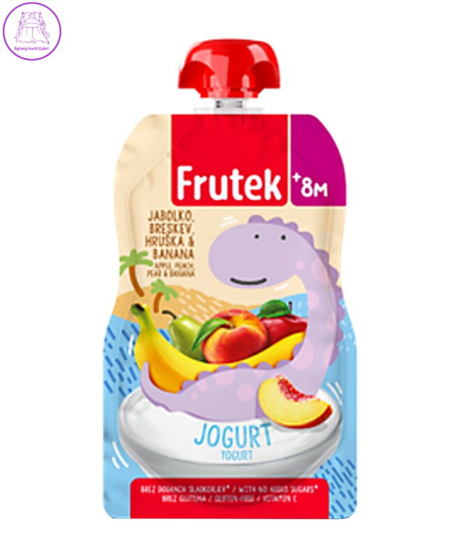 Frutek přesnídávka broskev jogurt 100g Fructal bez lepku NOVINKA květen 5887