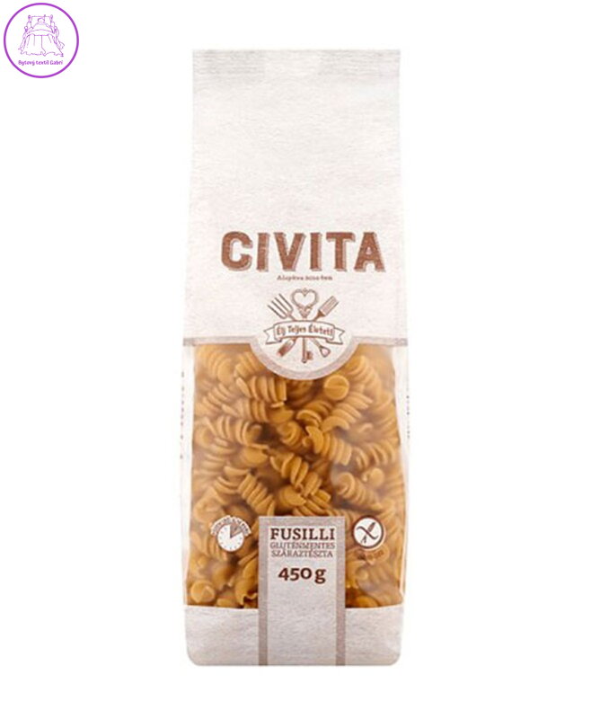 Těstoviny kukuřičné vřetena 450g Civita bez lepku NOVINKA květen 5923