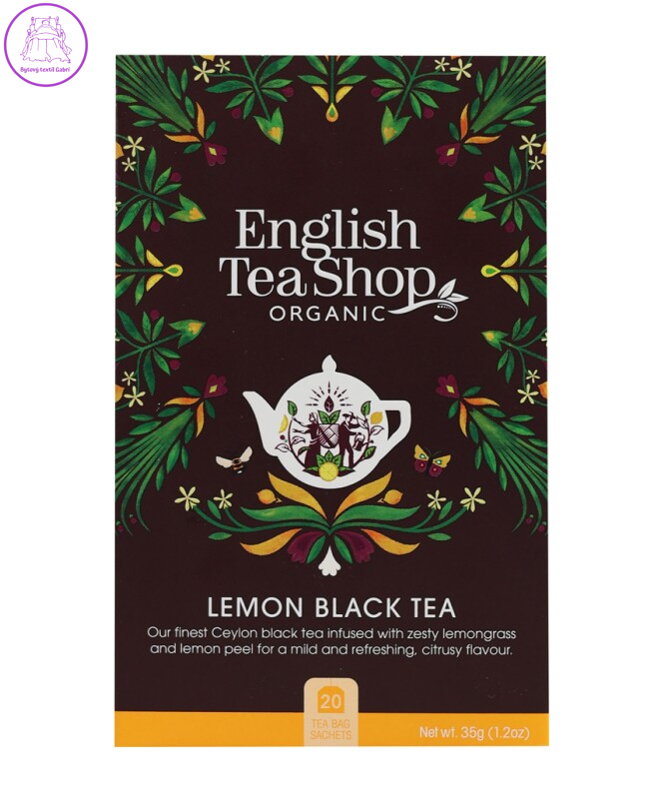 English Tea Shop Citron s černým čajem BIO 20x2g 5914 English Tea Shop Citron s černým čajem BIO 20x2g 5914
