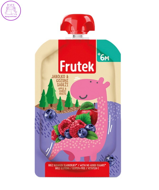 Frutek přesnídávka jablko lesní plody 100g Fructal bez lepku  5951