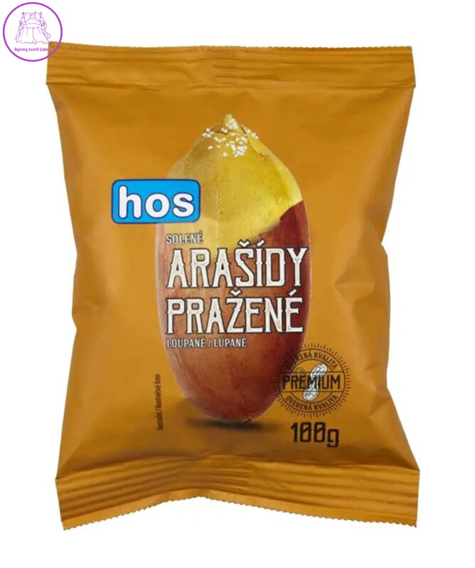 Arašídy pražené solené 100g Hos 5953