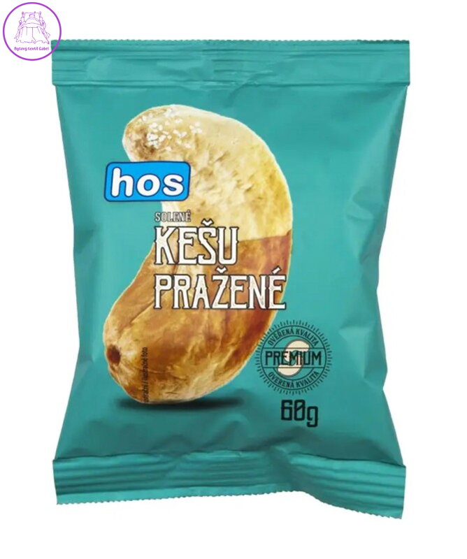 Kešu pražené solené 60g Hos 5954