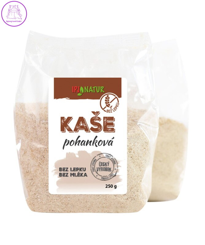 Kaše pohanková natural 250g IPJ NATUR bez lepku 5979