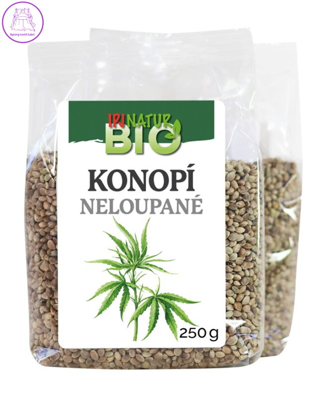 Konopí neloupané BIO 250g IPJ NATUR 5980