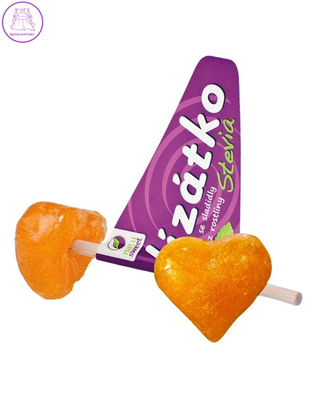 Lízátko Stevia s rakytníkem 10g Natusweet 248 Lízátko Stevia s rakytníkem 10g Natusweet 248