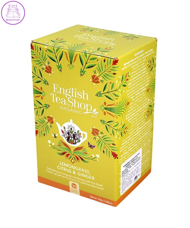 English Tea Shop - citronová tráva, zázvor BIO 20x1,5g 212 English Tea Shop - citronová tráva, zázvor BIO 20x1,5g 212