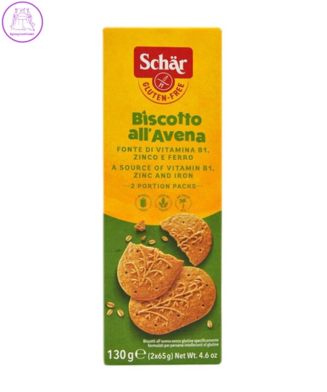 Avena ovesné sušenky 130g Schar bez lepku 3015