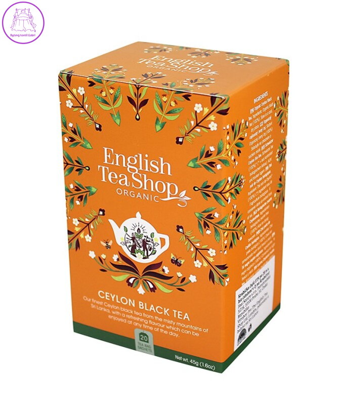 English Tea Shop Cejlonský černý čaj BIO 20x2g 216