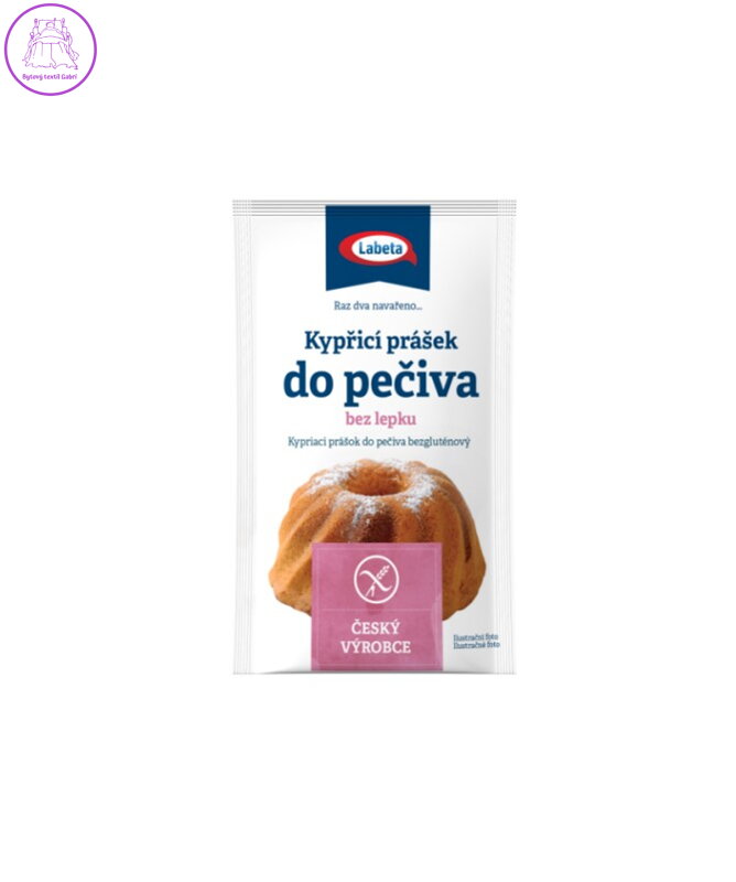 Kypřící prášek bez lepku 12g Labeta 543