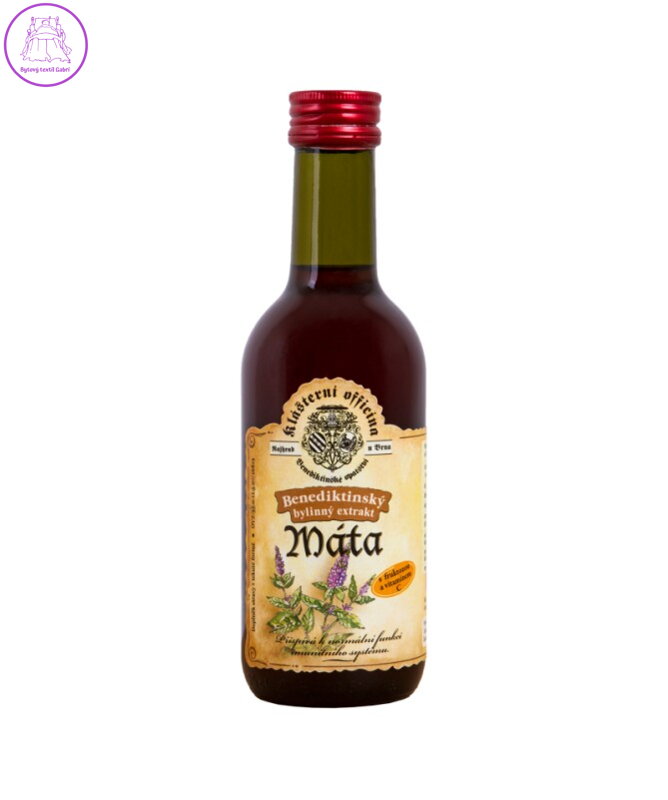 Benediktinský extrakt MÁTA 290g 466