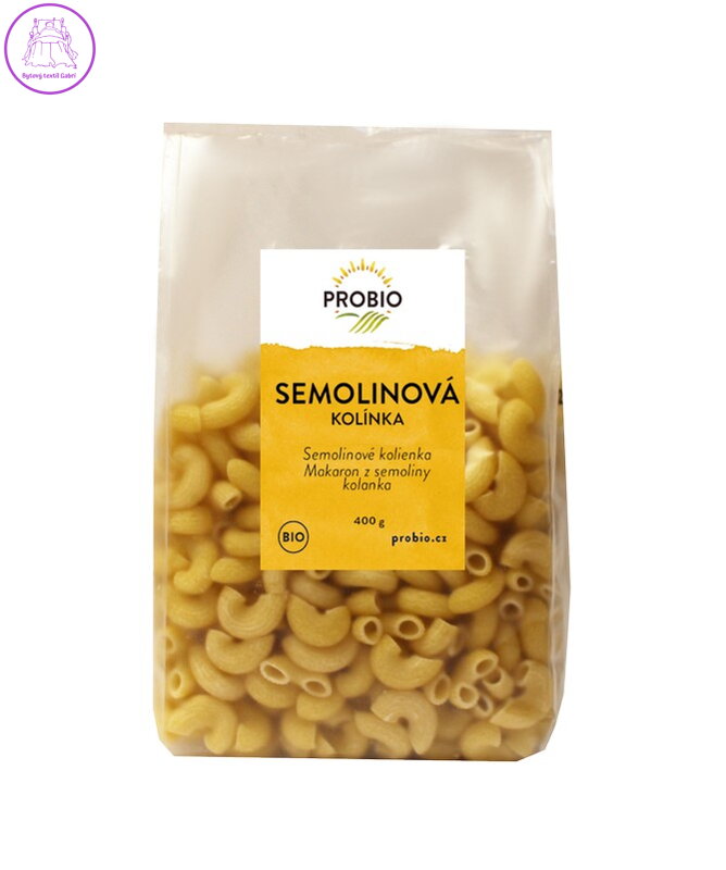 Těstoviny semolinové kolínka BIO 400g Probio 1485