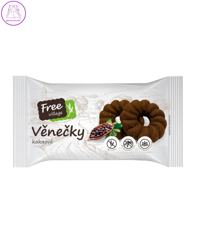 Věnečky kakaové bez lepku 100g Perník 1302