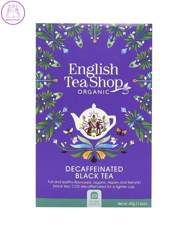 English Tea Shop English Breakfast Decaff - bezkofeinový BIO 20x2g 1555