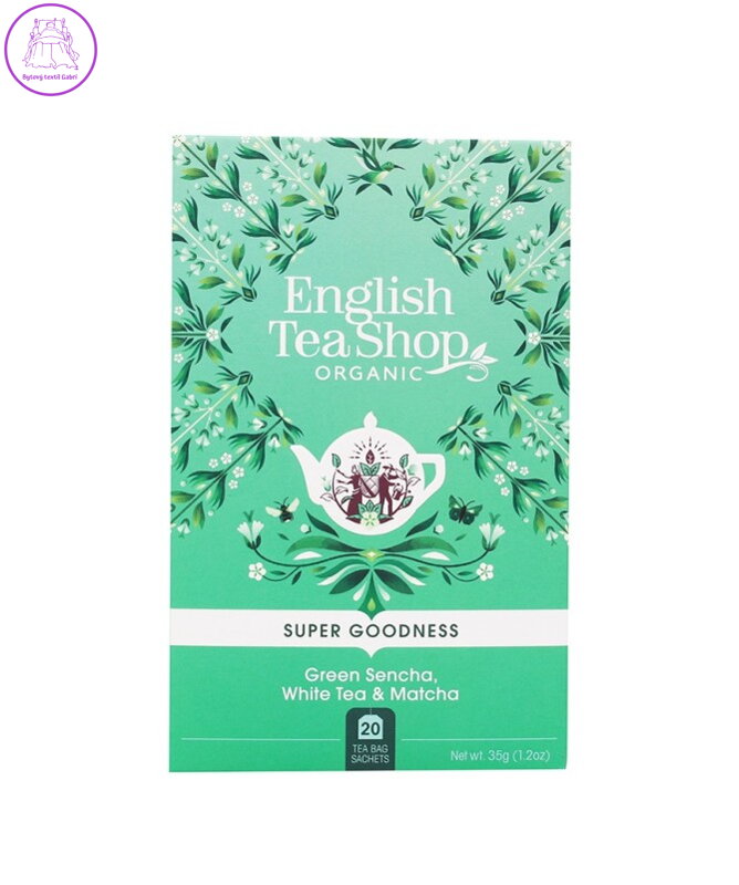 English Tea Shop - zelená Sencha, bílý čaj, matcha BIO 20x1,75g 1550