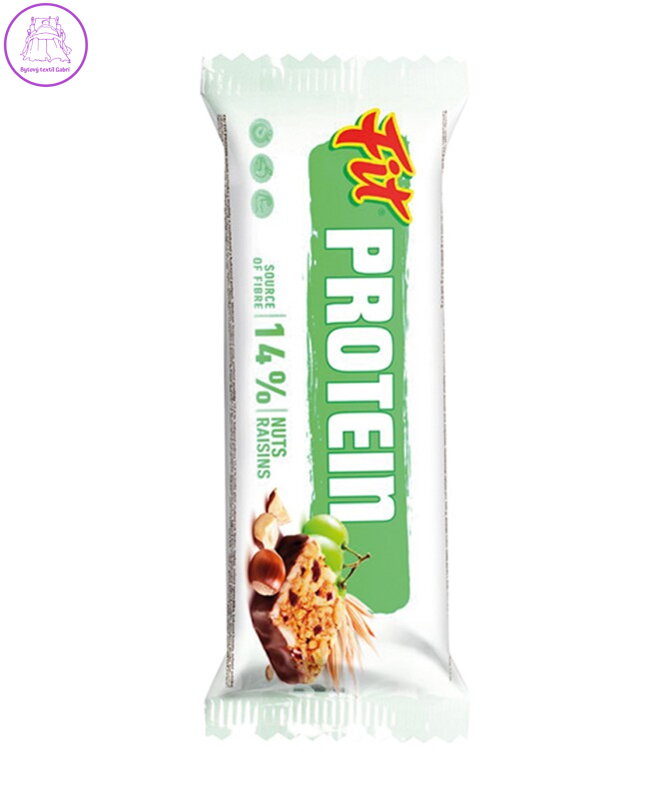 Fit protein oříšek, rozinky v kakaové polevě 35g  1475