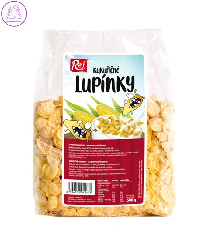 Lupínky kukuřičné 500g Rej 1594