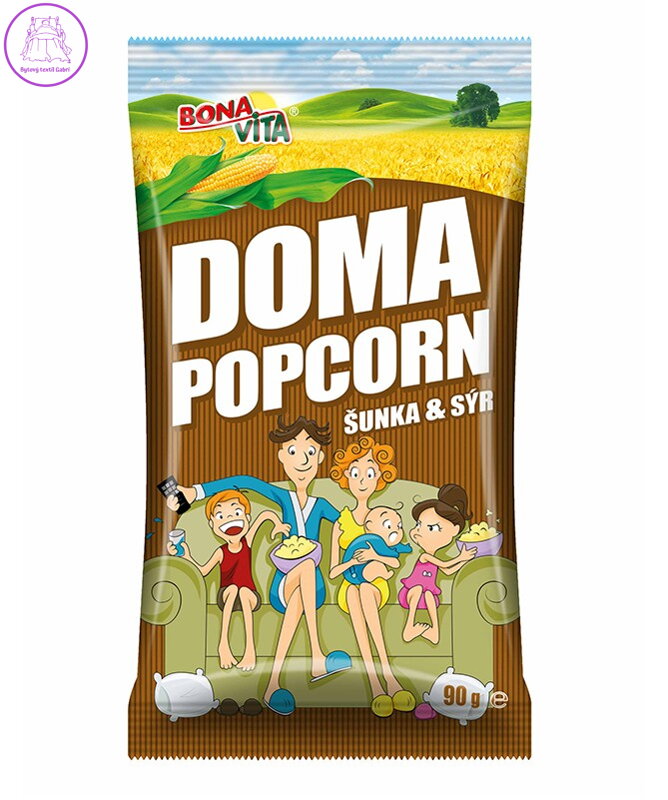 Popcorn mikrovlnný šunka, sýr 90g 1763