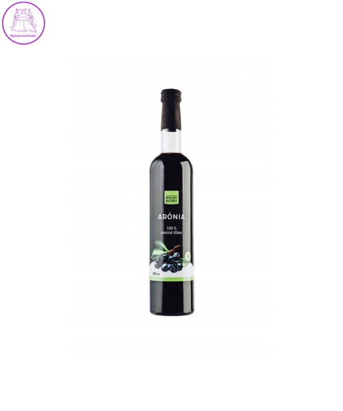 Šťáva aronie 100% BIO 500ml Wellberry 1728