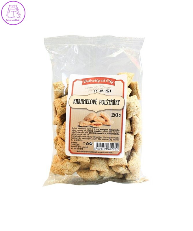 Polštářky karamelové 150g Dobrotty 1934