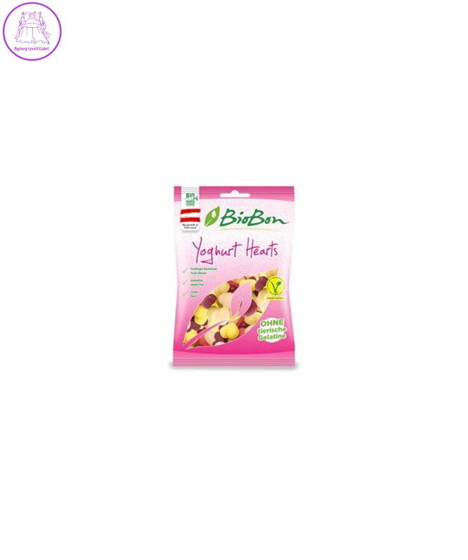 Biobon srdíčka bez želatiny BIO 100g (soft hearts) 239