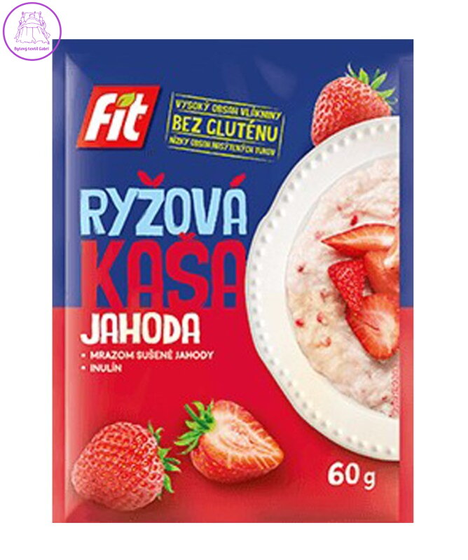 Fit-rýžová kaše jahoda 60g 2105