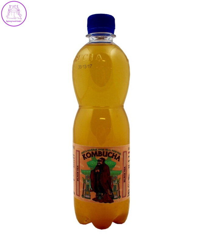 Kombucha 0,5l černý čaj Stev. 73