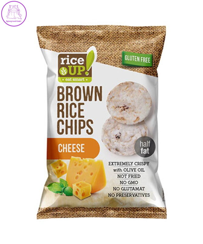 Rýžové chipsy sýr 60g Nuhealth 711