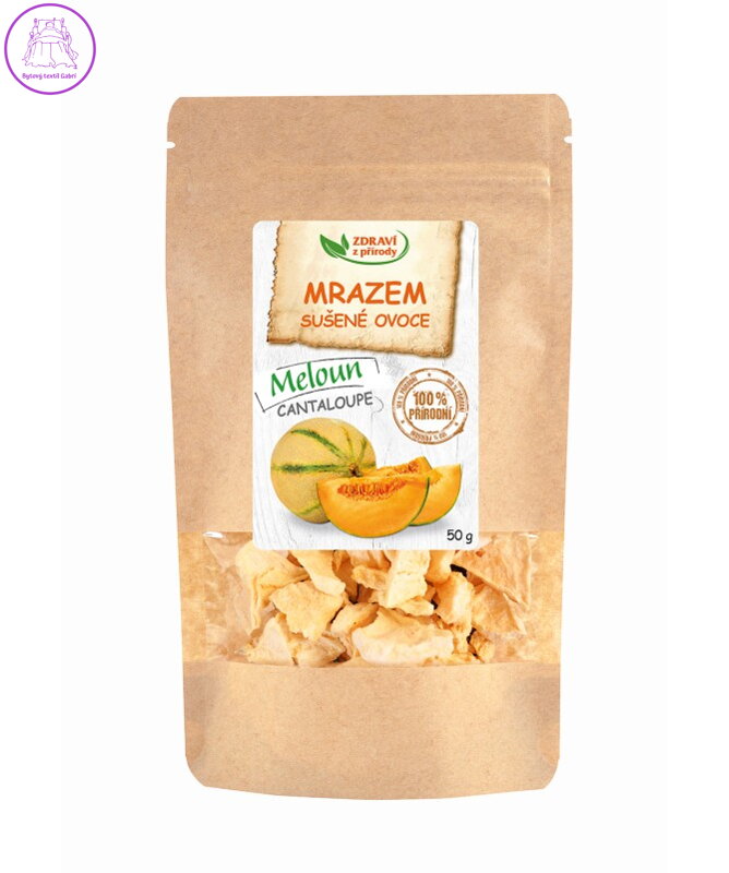 Meloun Cantaloupe mrazem sušené 50g ZP 2147