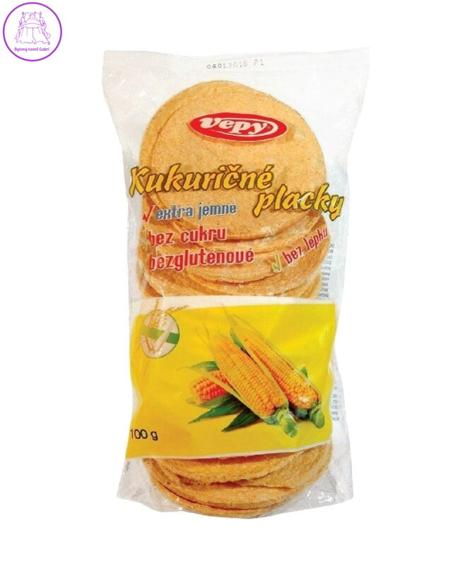 Kukuřičné placky 100g Vepy 842
