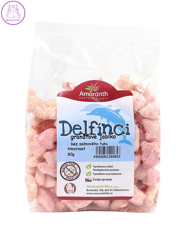 Delfínci granátové jablko 80g Amaranth 127