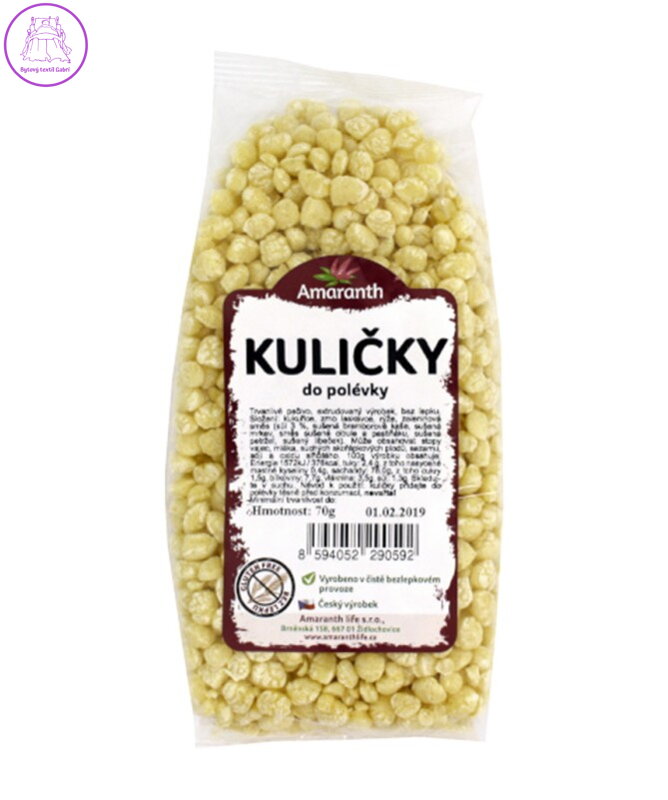 Kuličky do polévky 70g Amaranth 142