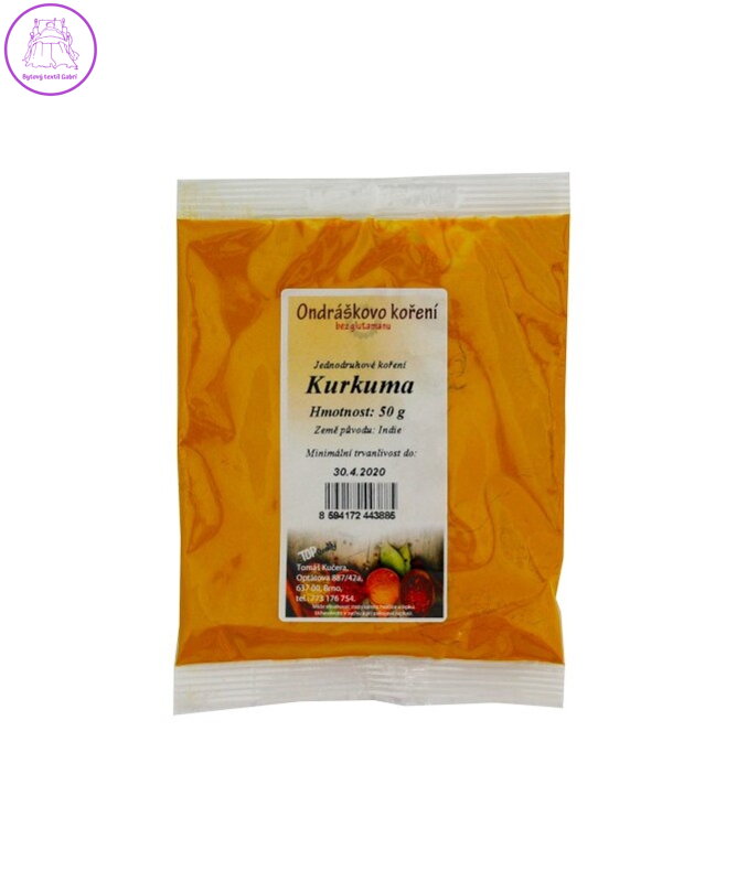 Kurkuma 50g Ondráškovo koření 646