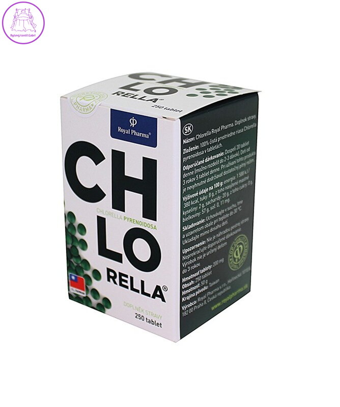 Chlorella 250 tbl. Royal Pharma 726