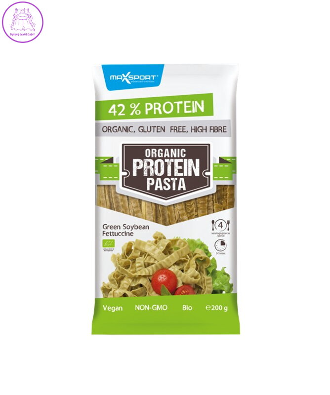 Protein pasta fettuccine - zel. fazole 200g MaxSport 3268 Protein pasta fettuccine - zel. fazole 200g MaxSport 3268