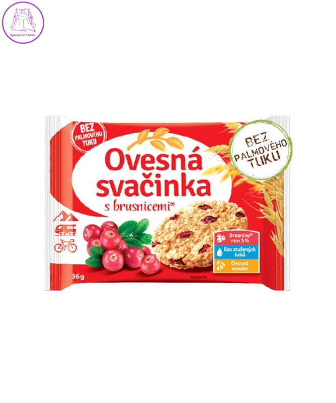 Ovesná svačinka BRUSINKA 36g Fammilky 5