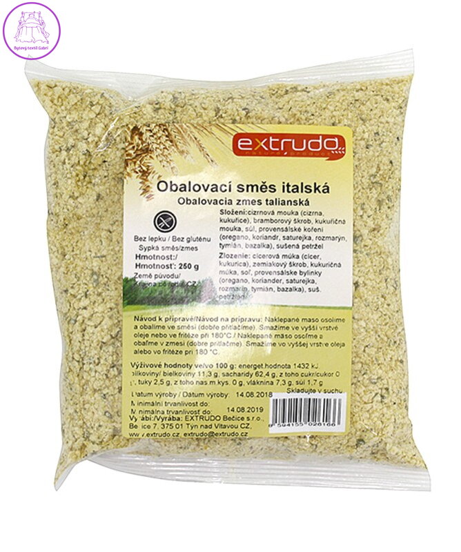 Italská obalovací směs bylinková 250g Extrudo 2695