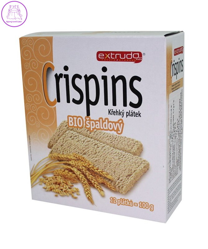 Crispins plátek špaldový 100g Extrudo 336