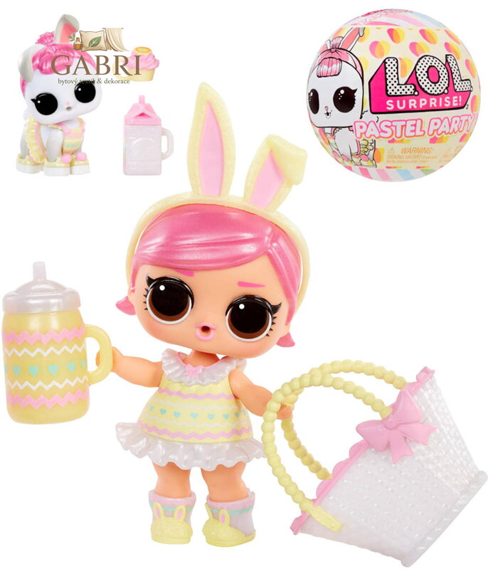L.O.L. Surprise! Jarní série panenka / zajíček 5 překvapení 2 druhy v kouli